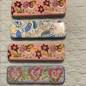 Brighton Floral and Heart Jewelry Tins